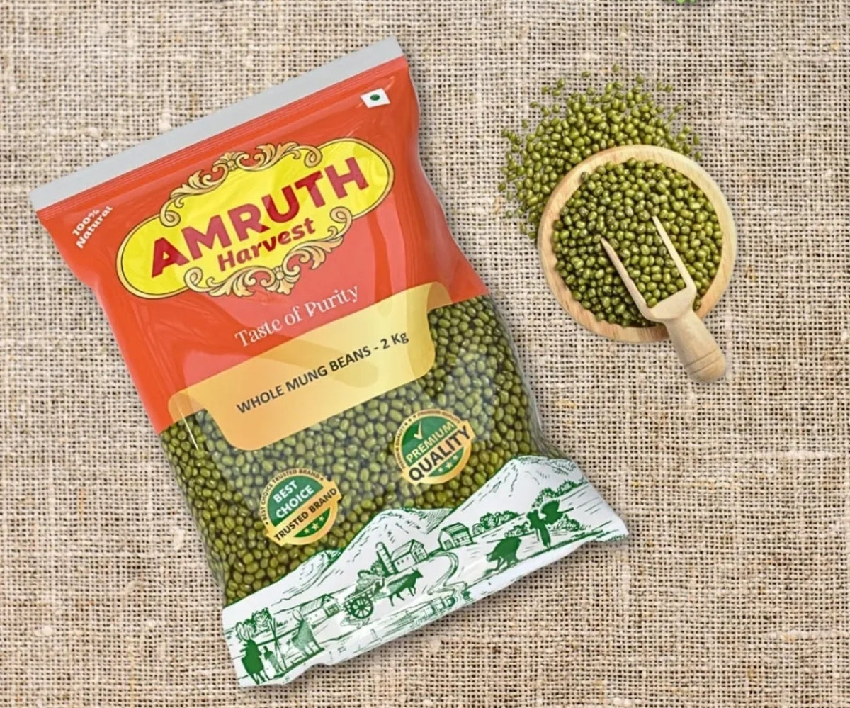 Amruth Whole Mung Beans (2 Kg)