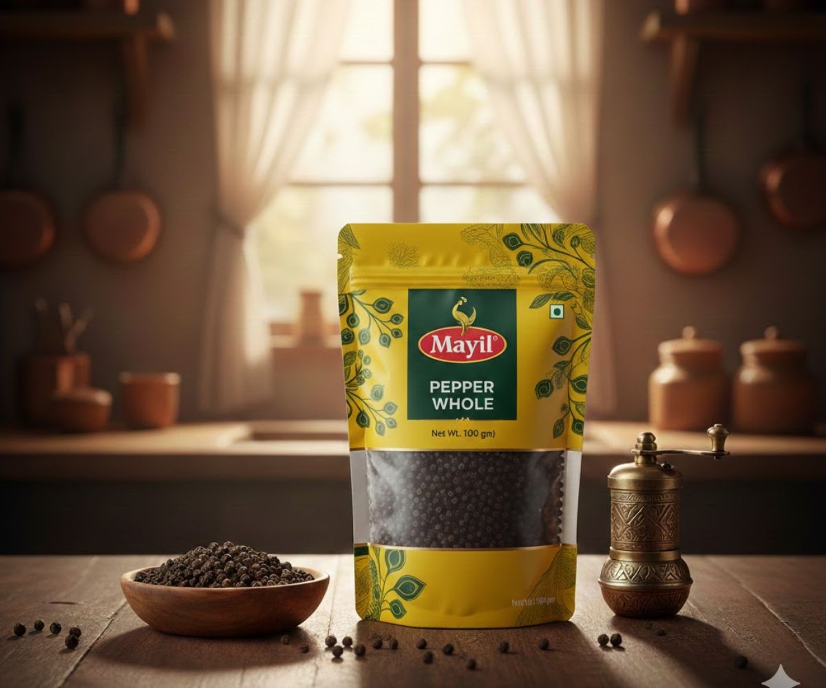 Mayil Whole Black Pepper (100 gm)
