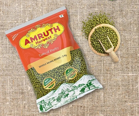 Amruth Whole Mung Beans (2 Kg)